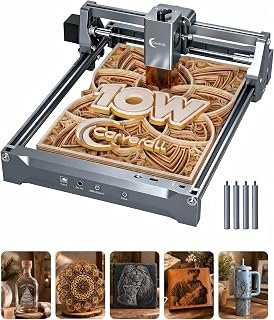 K15 Pro Laser Engraver 10W-Laser Engraving Machine for Coated Metal Wood Acrylic Glass Stone, Near A4 Work Area Offline 